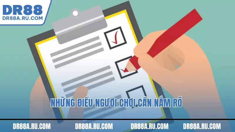 Những điều ngươi chơi cần nắm rõ
